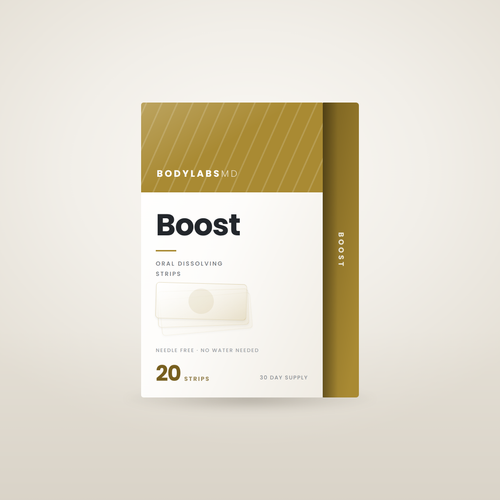 Boost oral dissolving strips by BodyLabsMD, 20 count box